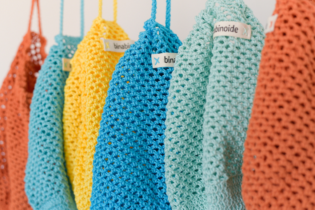 Crochet grocery bag