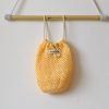 Crochet grocery bag yellow