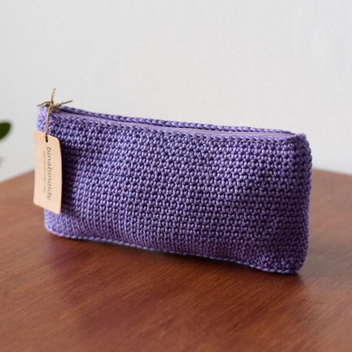 Crochet Wallet Miserável purple big