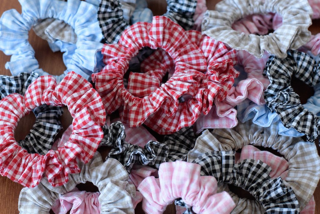 Haargummi Scrunchie vichy