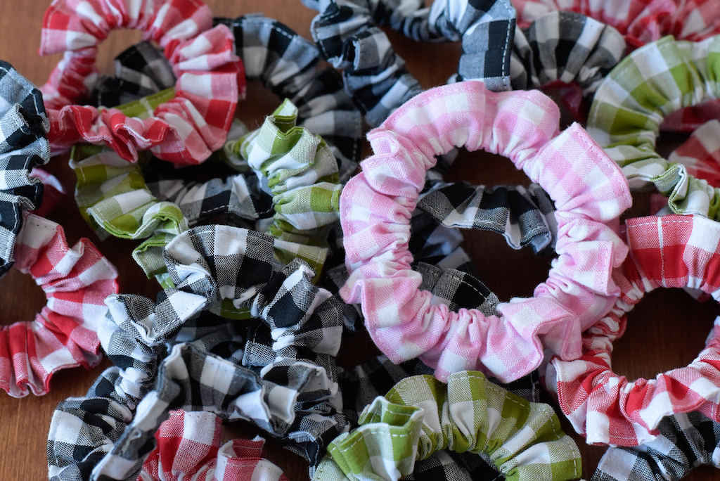 Haargummi Scrunchie vichy