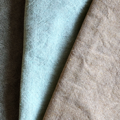 Linen pouches aquamarine forget-me-not blue M